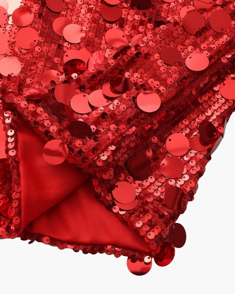 Pailletten Party Minikleid