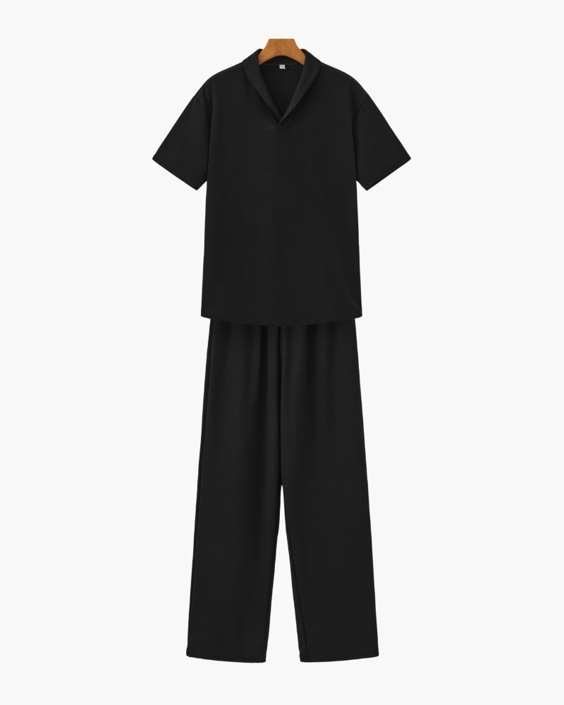 Polo & Hosen Set aus Baumwolle