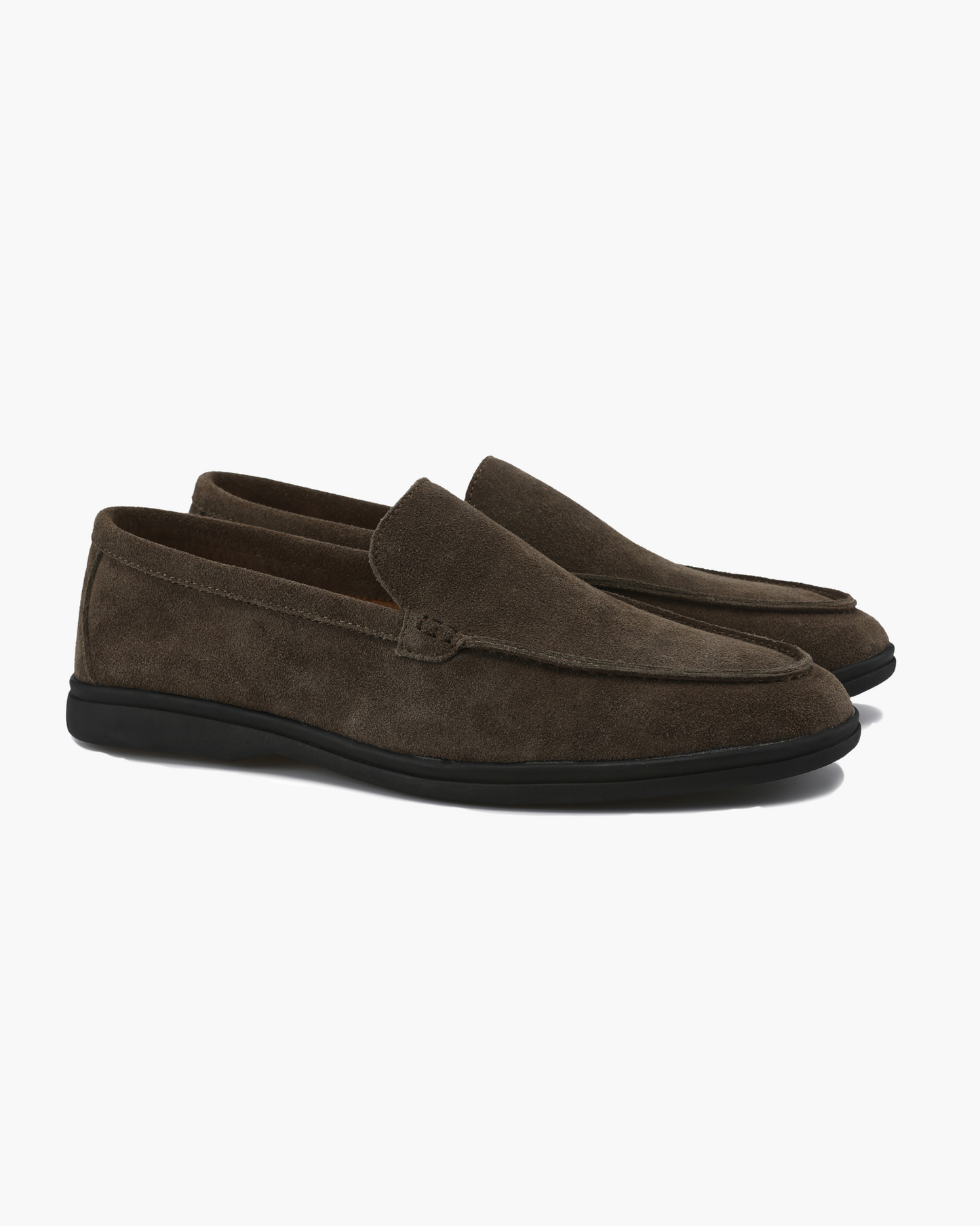 Premium Wildleder Loafer - Schwarze Sohlen