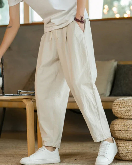 Cancun Leinen & Baumwoll-Hose