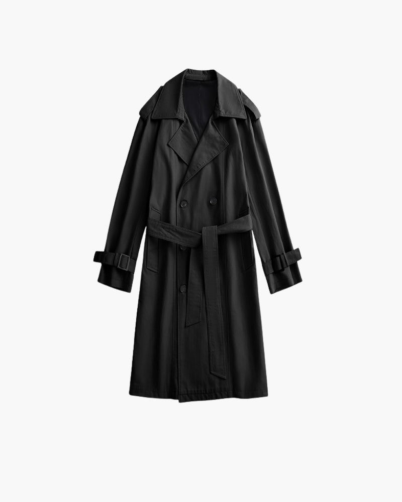 Klassischer Doppelreiher Trenchcoat