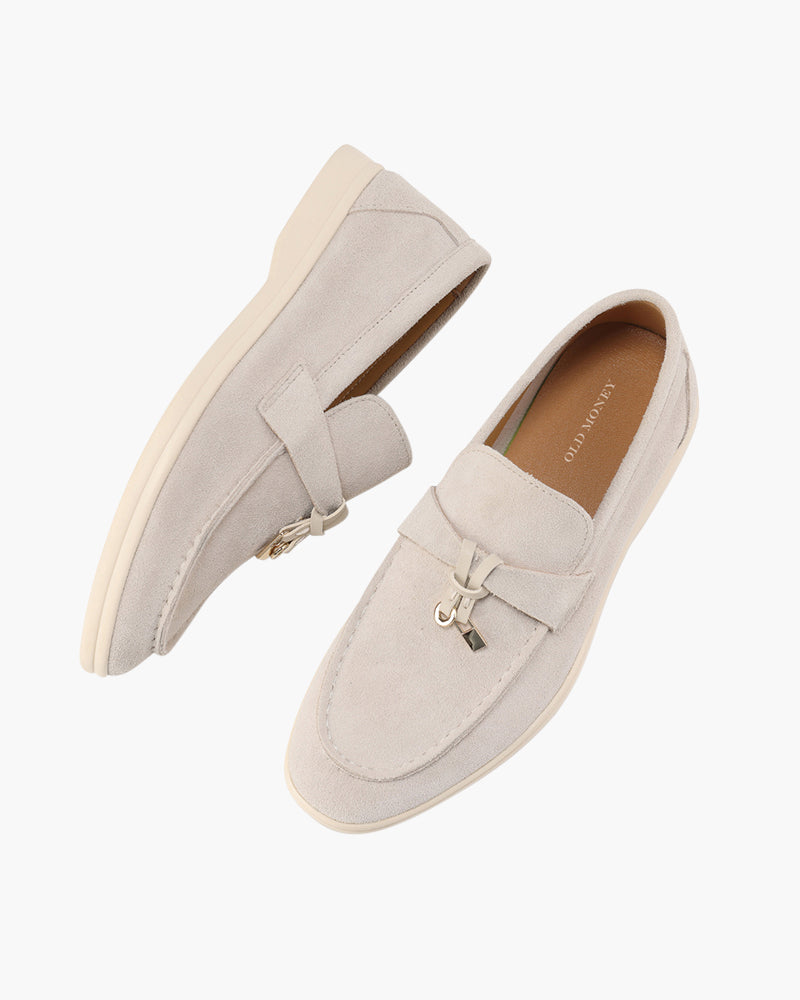 Old Money Wildleder Damen Loafer