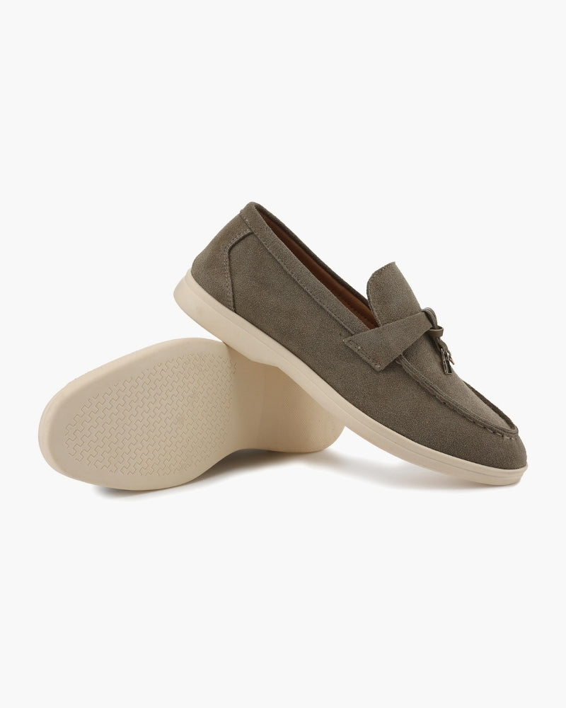 Old Money Wildleder Damen Loafer