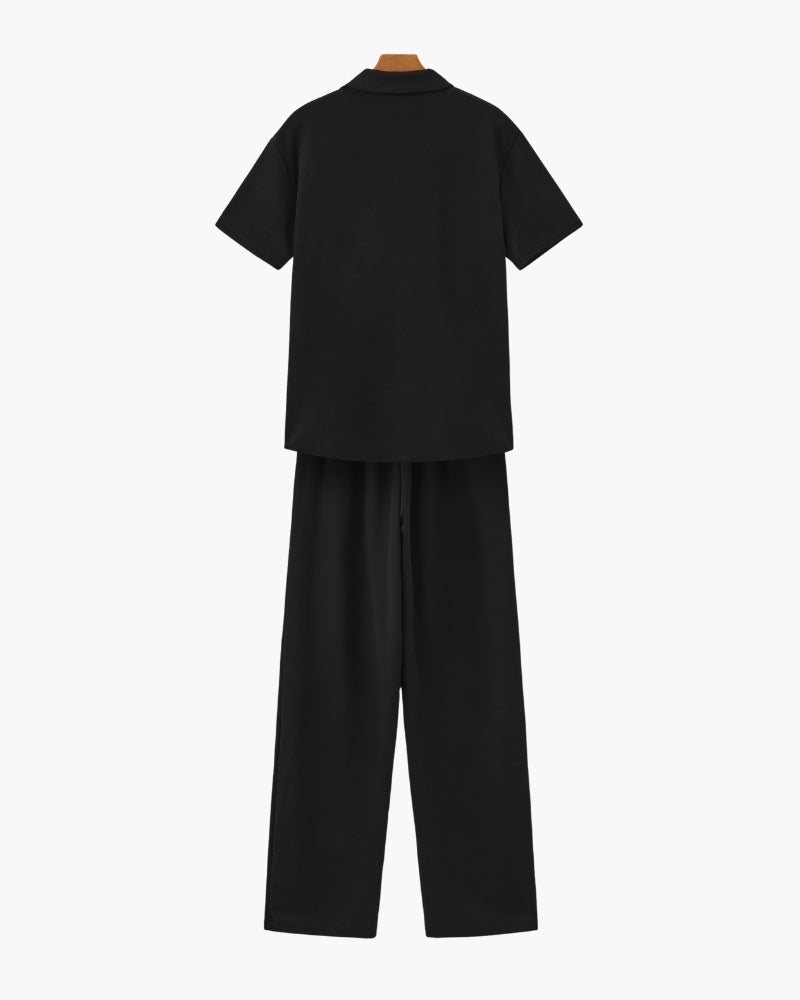 Polo & Hosen Set aus Baumwolle