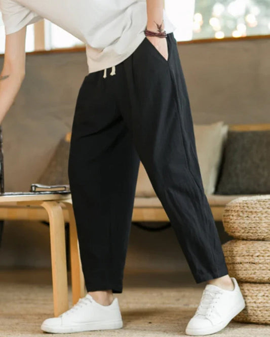 Cancun Leinen & Baumwoll-Hose