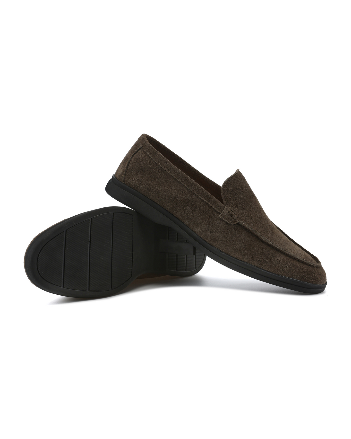 Premium Wildleder Loafer - Schwarze Sohlen