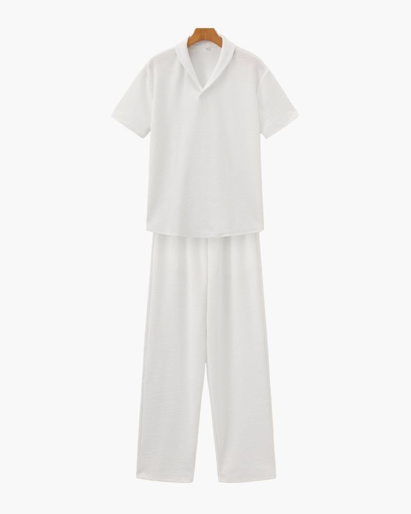 Polo & Hosen Set aus Baumwolle