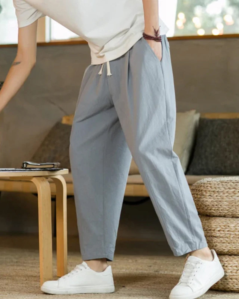 Cancun Leinen & Baumwoll-Hose