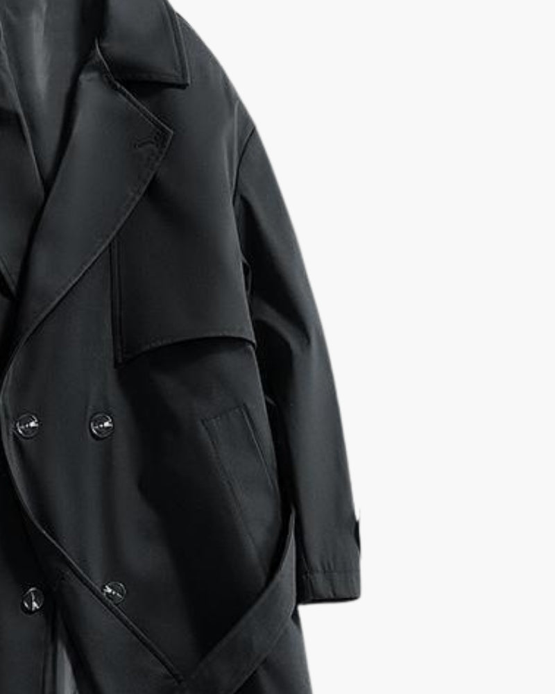 Klassischer Doppelreiher Trenchcoat