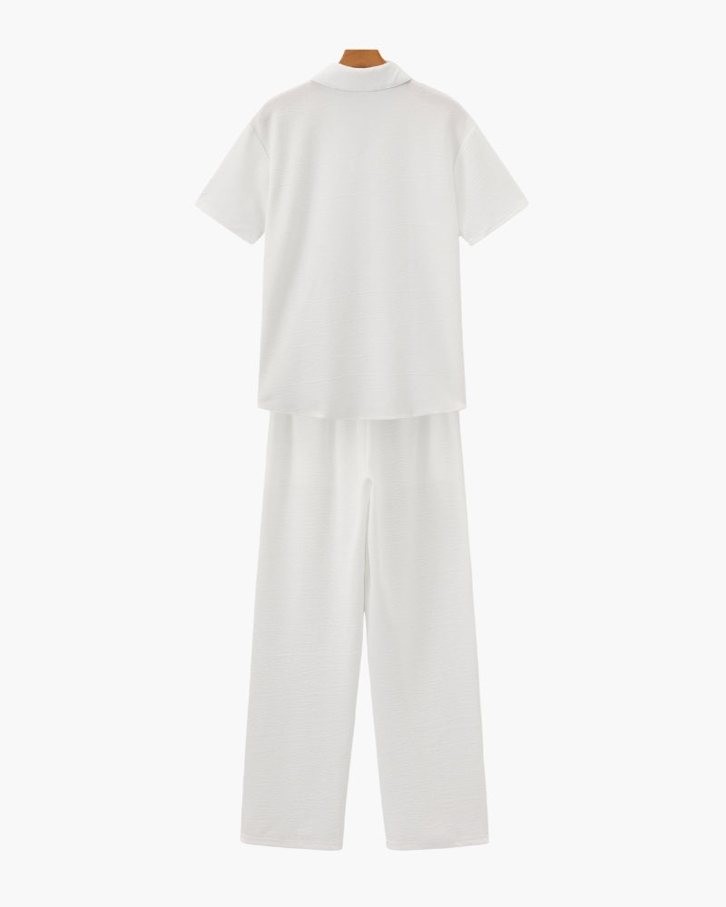 Polo & Hosen Set aus Baumwolle