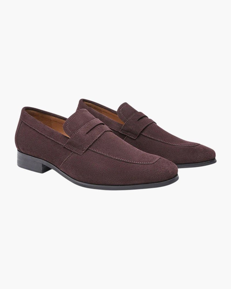 Old Money Wildleder Penny Loafer