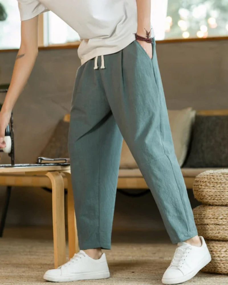 Cancun Leinen & Baumwoll-Hose