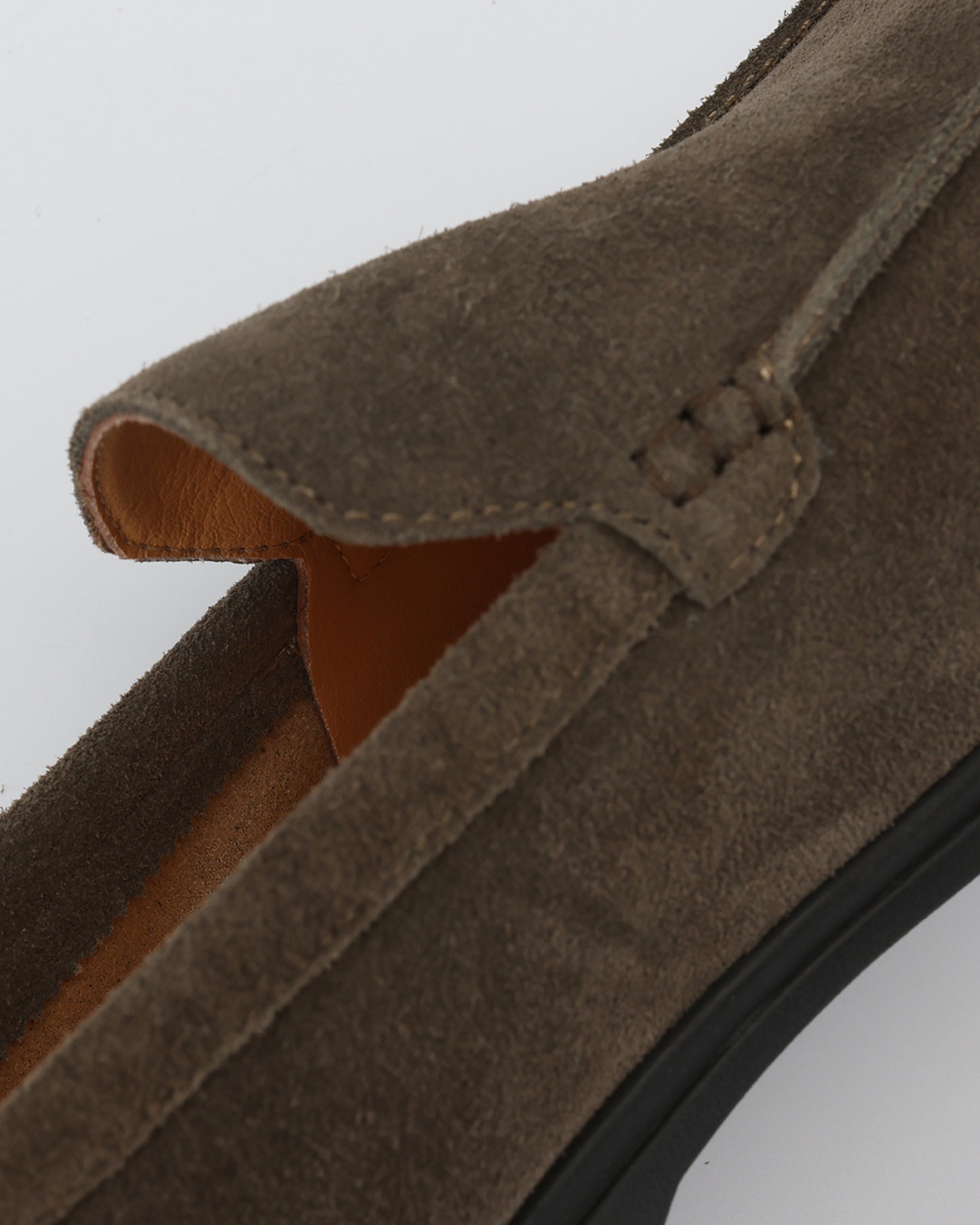 Premium Wildleder Loafer - Schwarze Sohlen