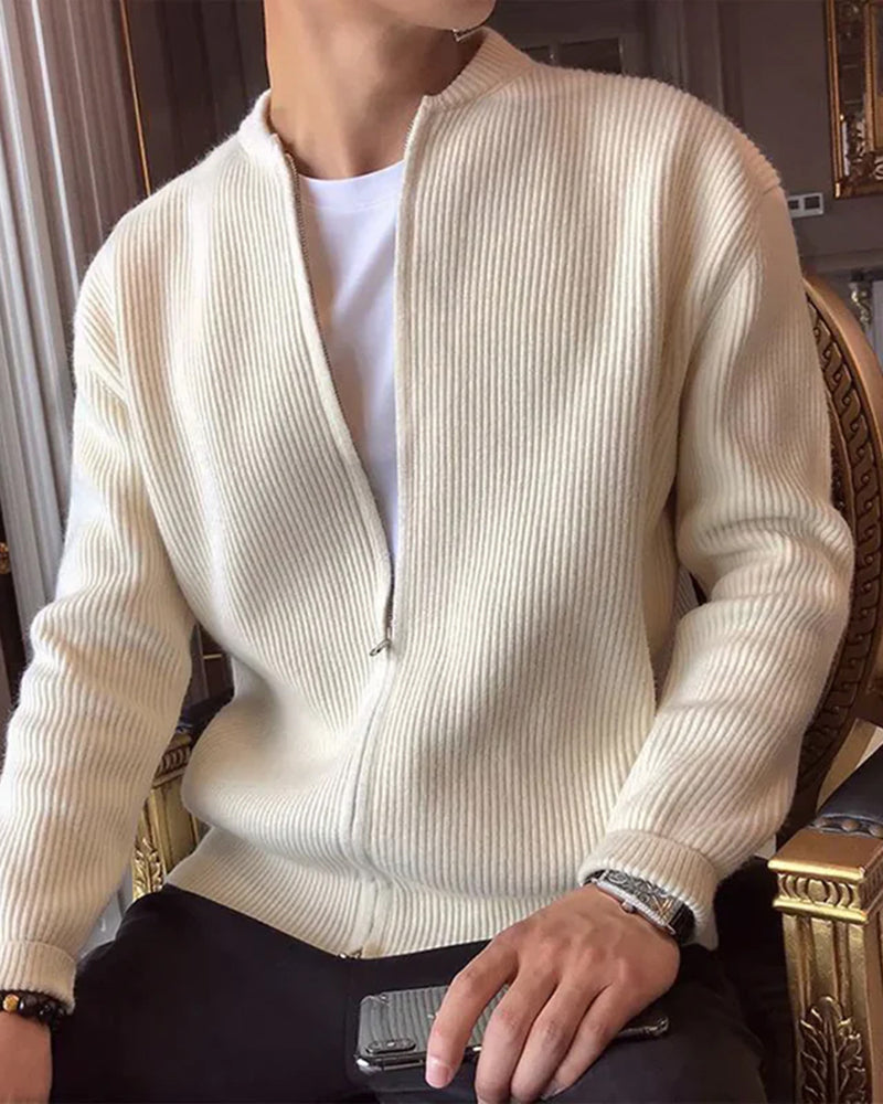Weiche 100% Baumwoll-Strickjacke