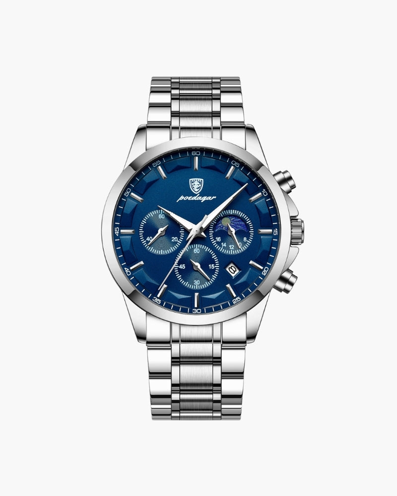 Präzisions-Chronograph Stahluhr