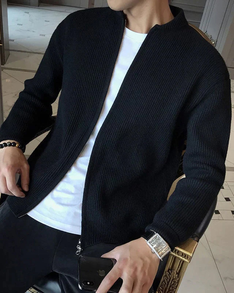 Weiche 100% Baumwoll-Strickjacke