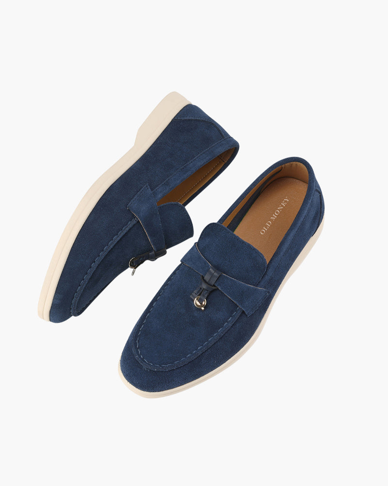 Old Money Wildleder Damen Loafer