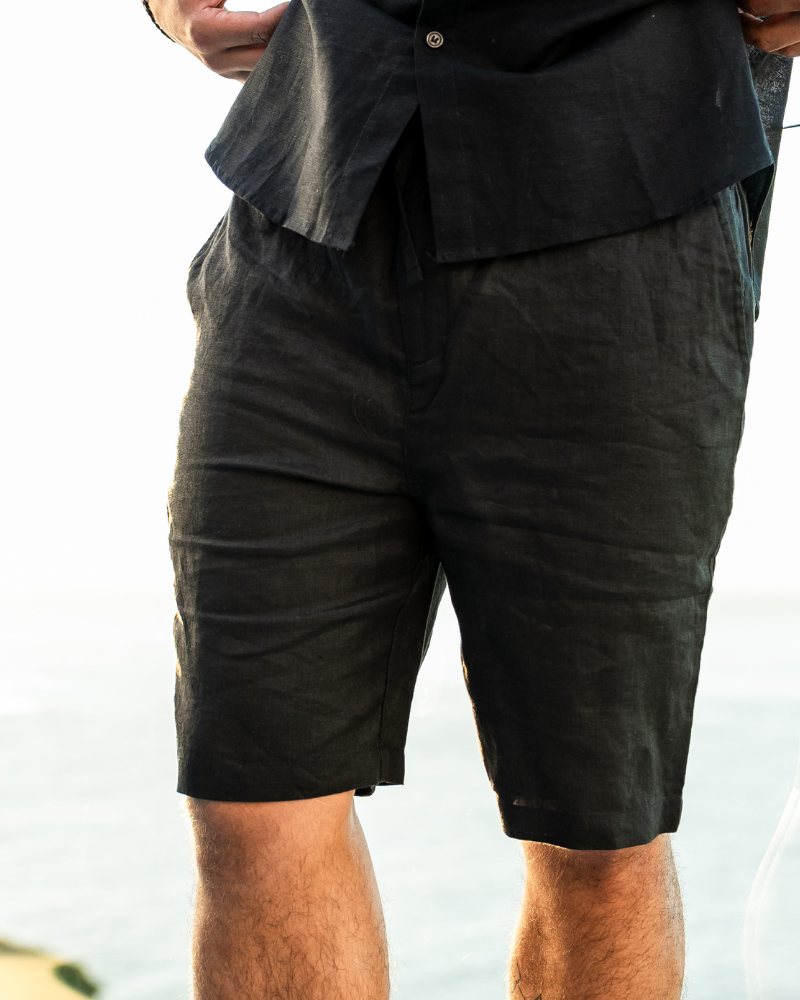 Casablanca - Premium Leinen Shorts