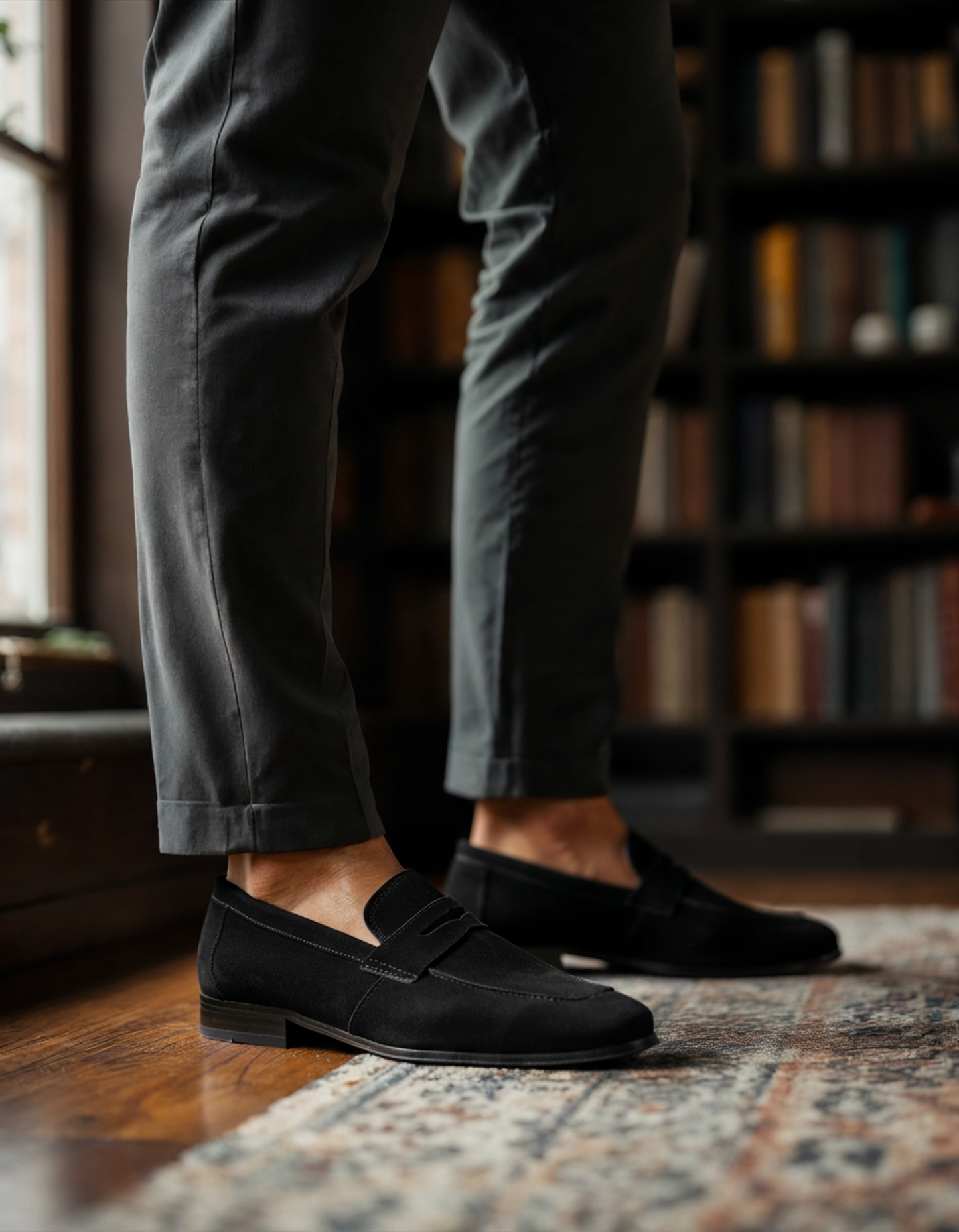Old Money Wildleder Penny Loafer