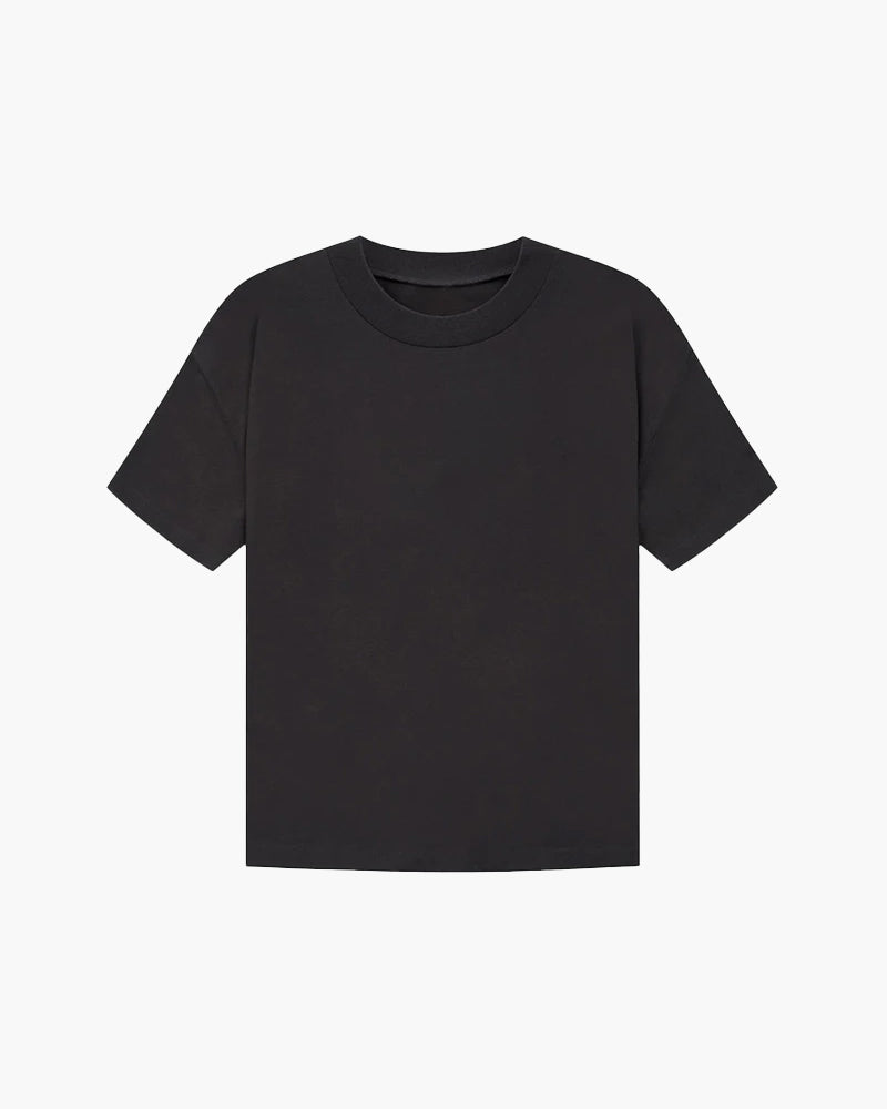 Einfarbiges Raffiniertes T-Shirt