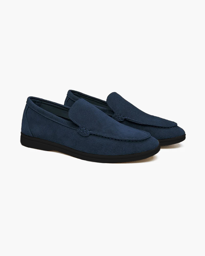 Premium Wildleder Loafer - Schwarze Sohlen