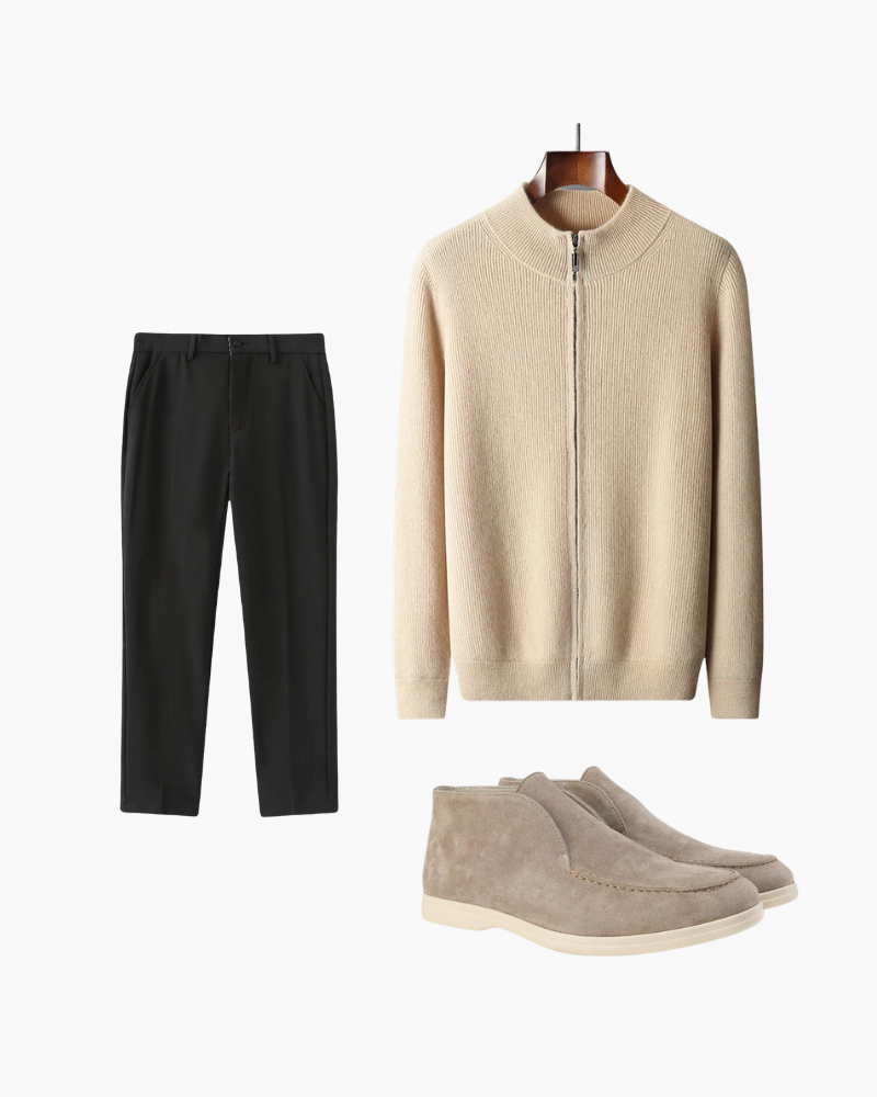 Winter Outfit 3 - Kaffee-Spaziergang