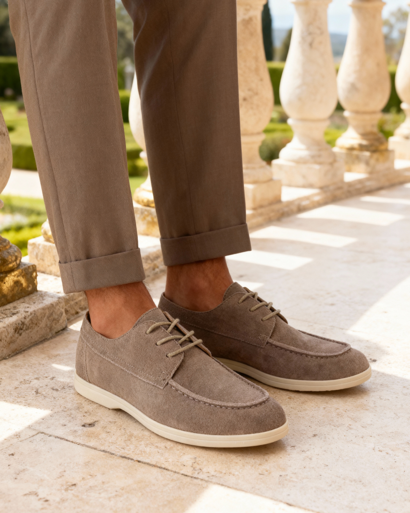 Premium Wildleder Schnürschuhe