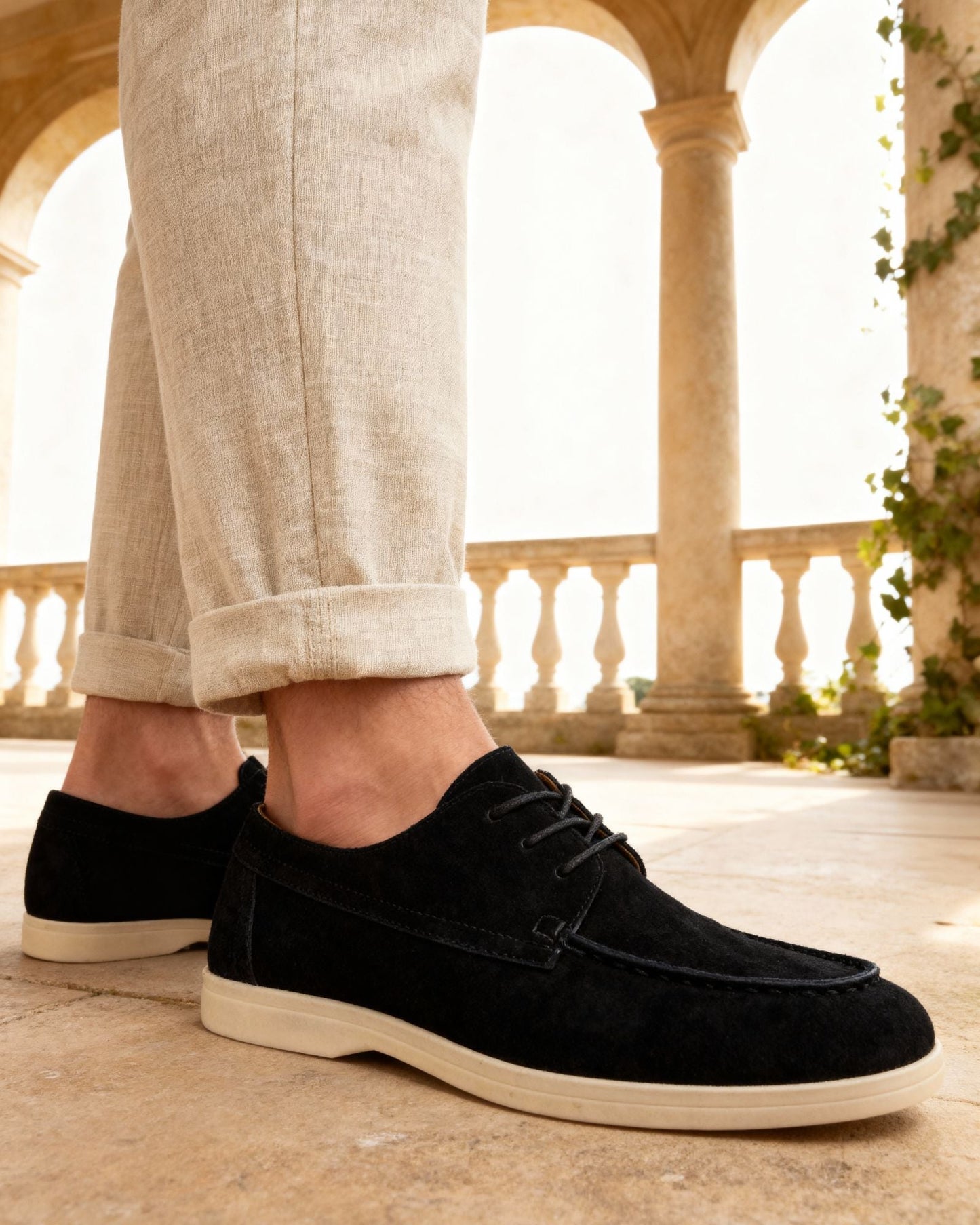 Premium Wildleder Schnürschuhe