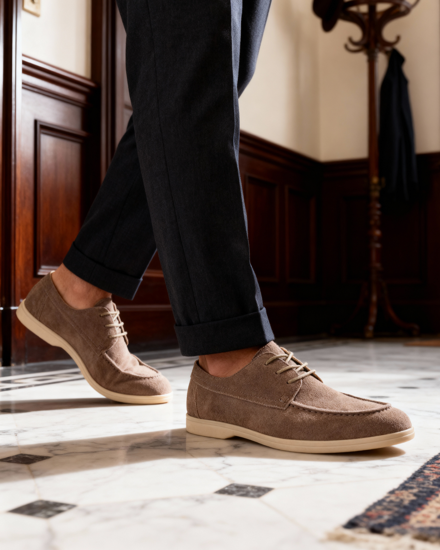 Premium Wildleder Schnürschuhe