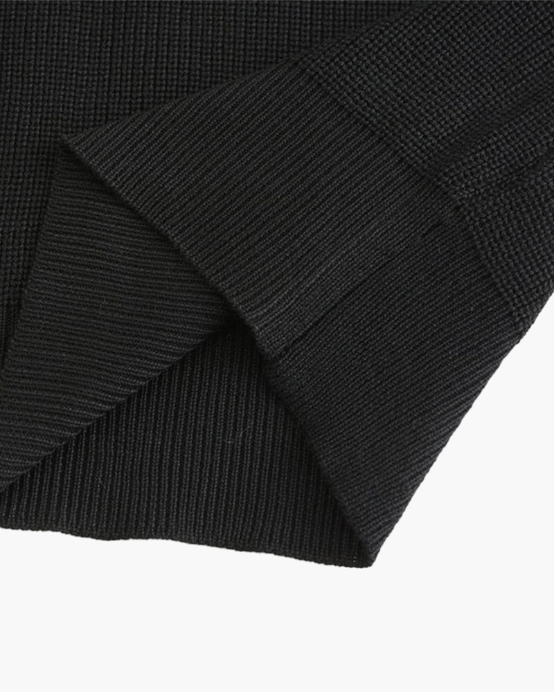 Cesare Pullover mit Halbreißverschluss