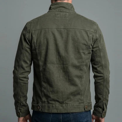 Kylian Herren Vintage-Jacke – Robuste Baumwolle, zeitloser Stil